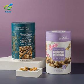 Custom design food-grade paper tube packaging