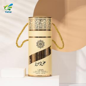 Custom eco friendly recyclable paper tube luxury packaging gift box for present 