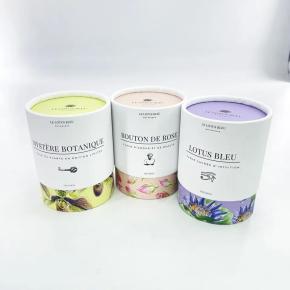 Cylinder Food Grade paper tubes for tea flower tea packaging