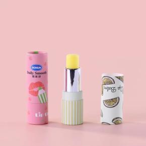 cardboard container round gift art paper tube for cosmetic lipstick packaging